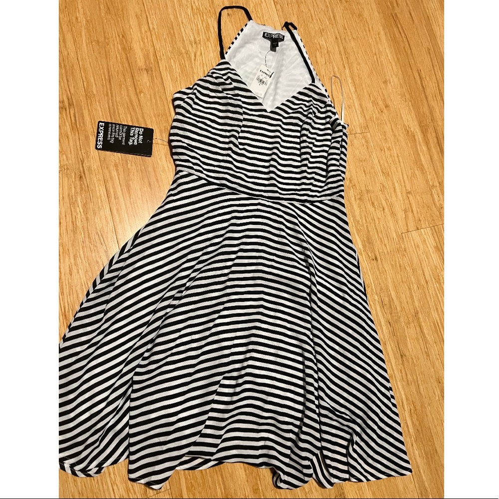 Express striped dress